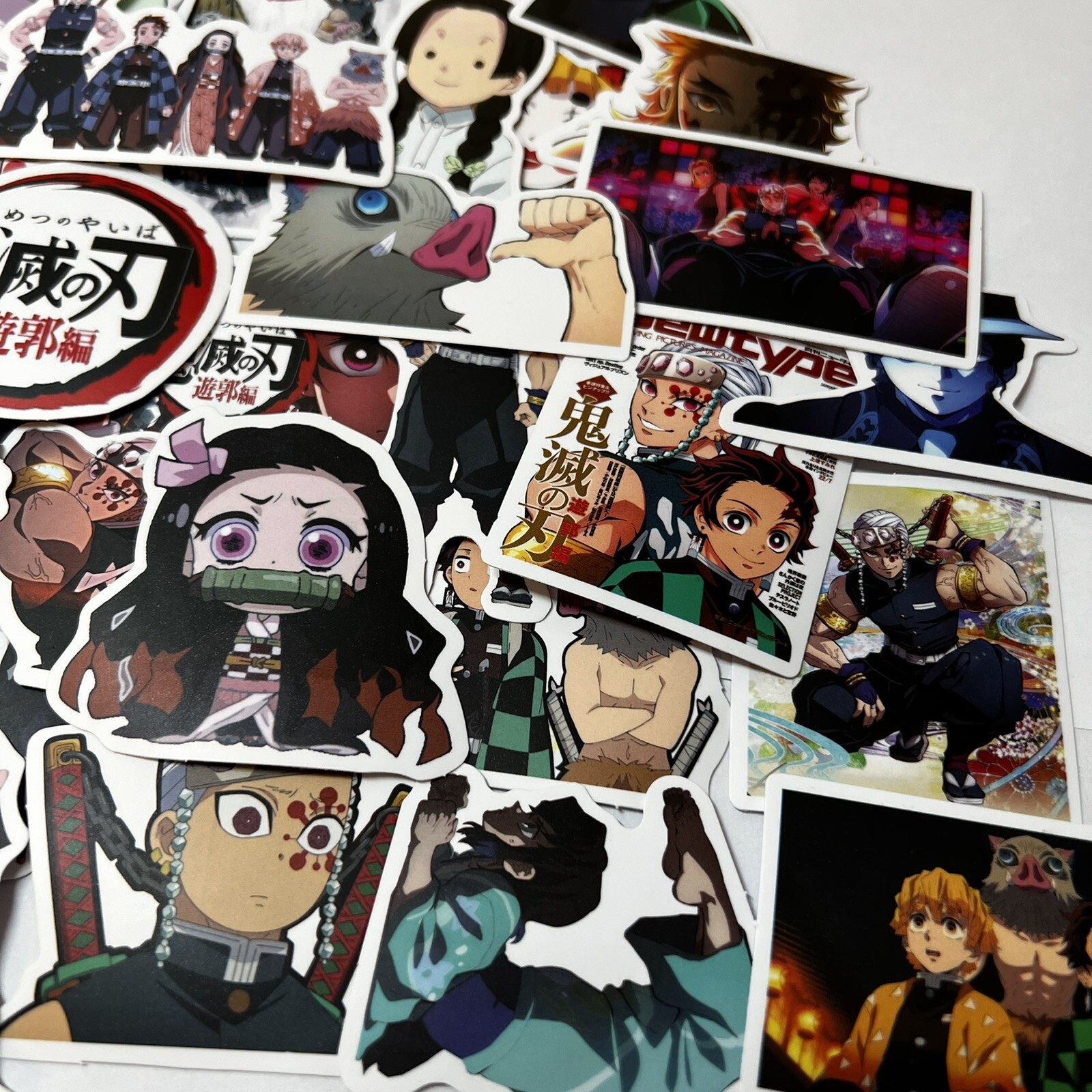 50pcs Anime Sticker Bomb Vinyl Laptop Luggage Guitar Bottle skateboard Decal