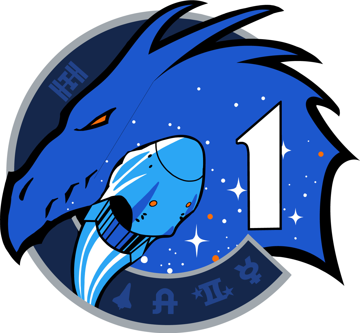 NASA SpaceX Crew-1 Mission Patch Sticker Decal NASA Commercial Crew Flight USCV-