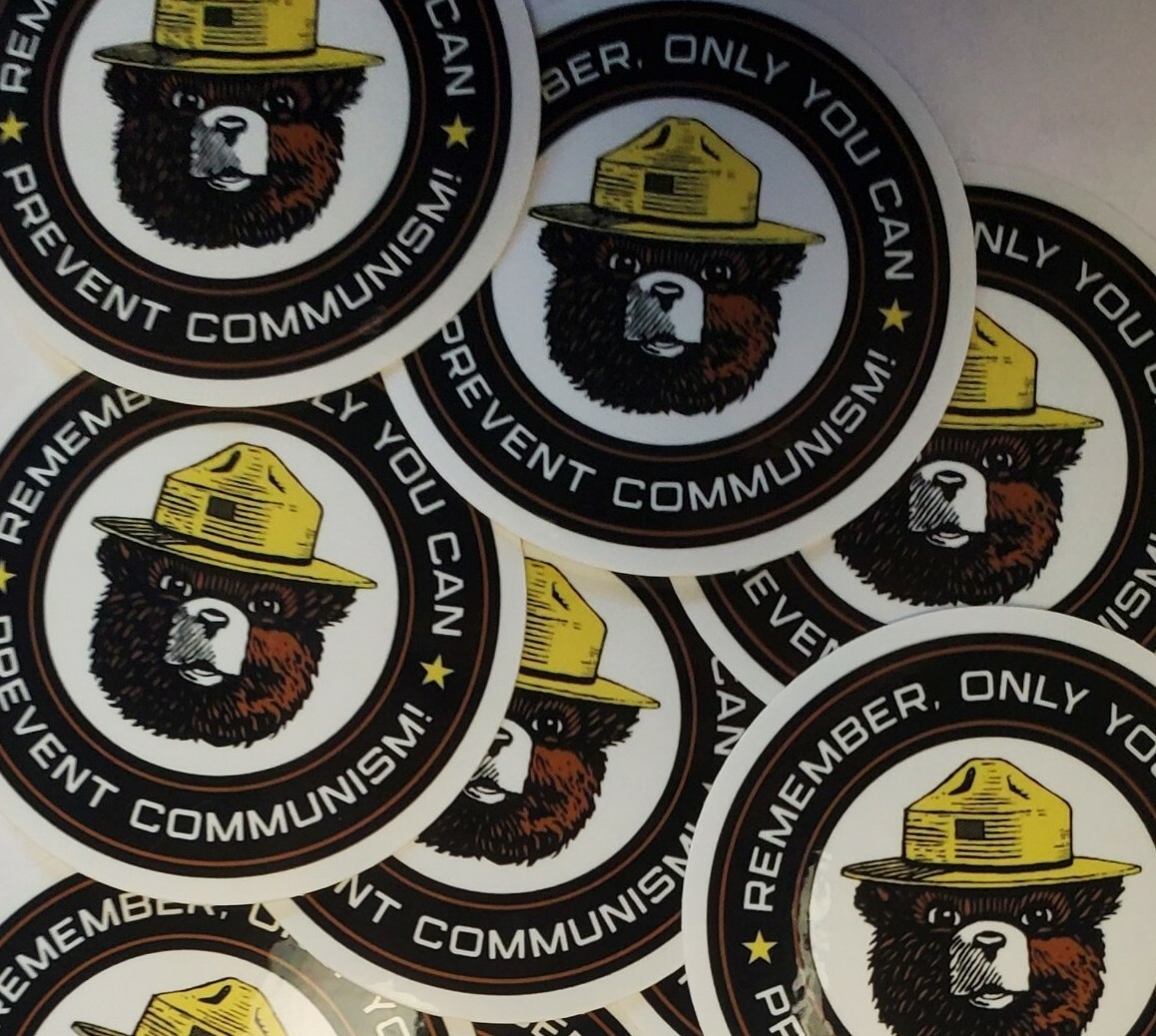 Smokey the Bear Stickers 🐻 VARIETY PACK LOT OF 3 ** WORLDWIDE 🌐 SHIPPING **
