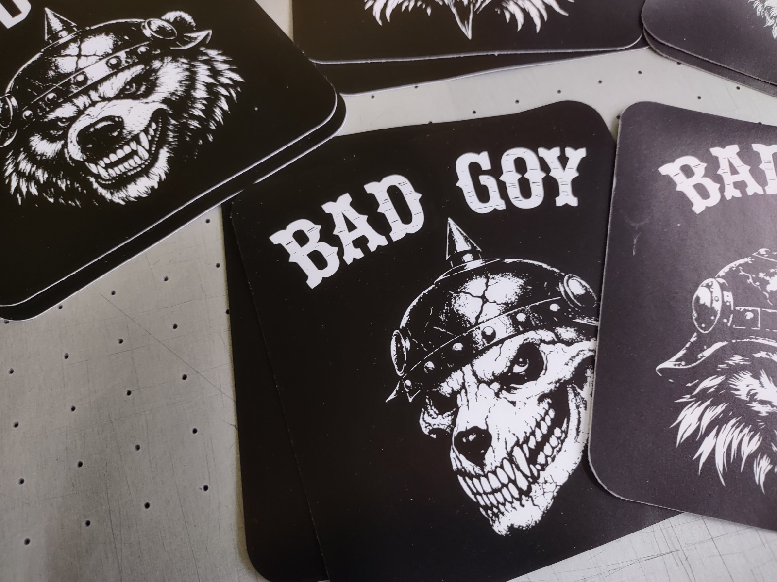 BAD GOY Assorted Stickers – Wolf, Skull, Bear, Eagle