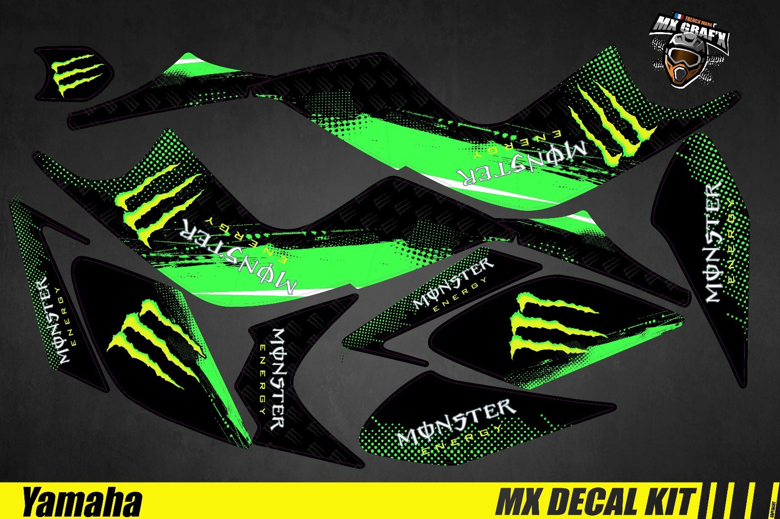 Decal Kit For Yamaha Raptor – MONSTER