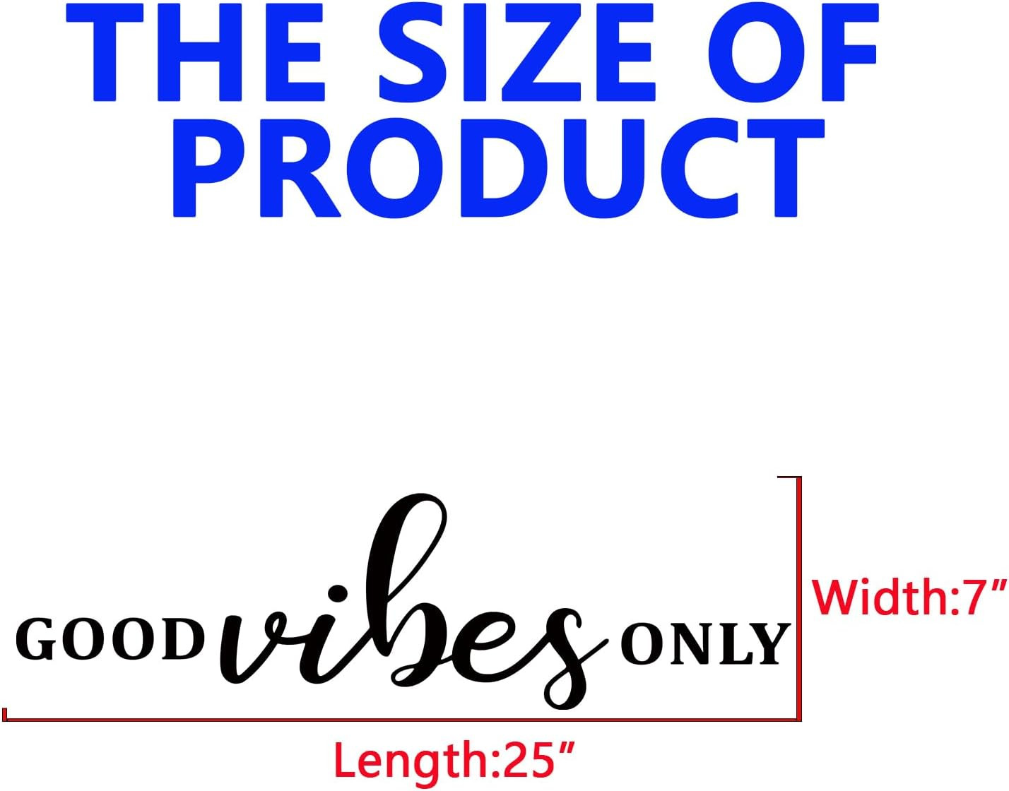 Office Quotes Wall Decals – Inspirational Wall Stickers 25" X 7"