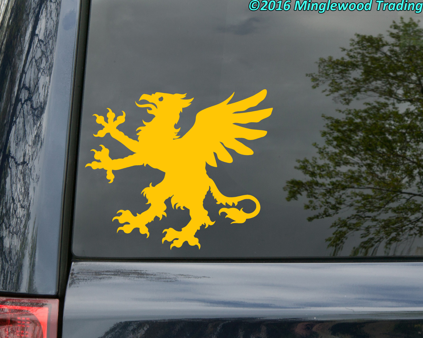 HERALDIC GRIFFIN -V1- Vinyl Decal Sticker – Coat of Arms Heraldry Lion Eagle