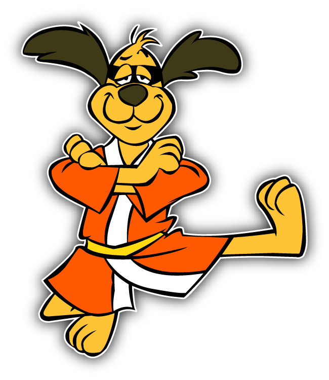 Hong Kong Phooey Dance Cartoon Car Bumper Sticker Decal 5"x 4"