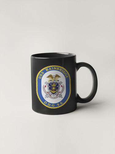 DDG-96 USS Bainbridge Badge Sticker Decal