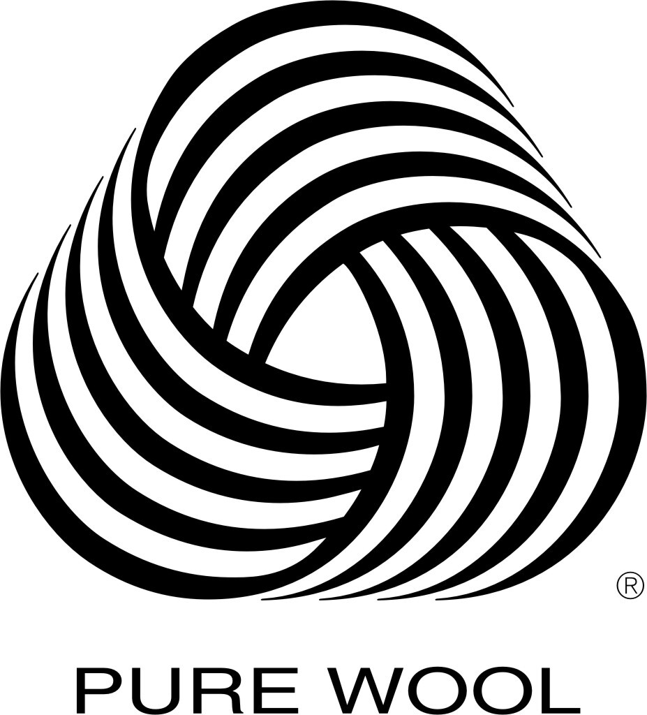 Pure Wool Symbol 1 Color Window Wall Vinyl Decal Sticker