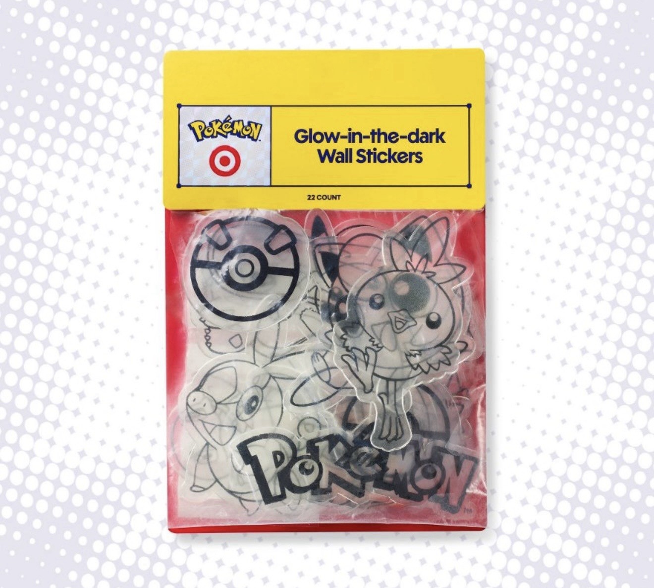 Target X Pokemon Glow-In-The-Dark Wall Sticker