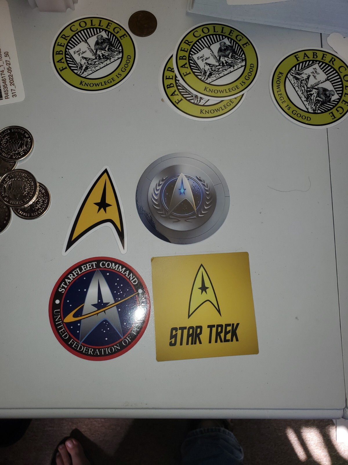 Star Trek STICKERS variety PACK LOT of 4 *WORLDWIDE 🌐 SHIPPING*