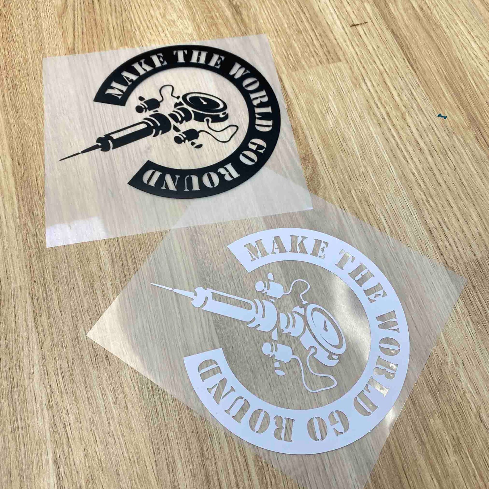 VAULT-TEC logo Fallout inspired Die cut fuel cap cover decals Car accessories
