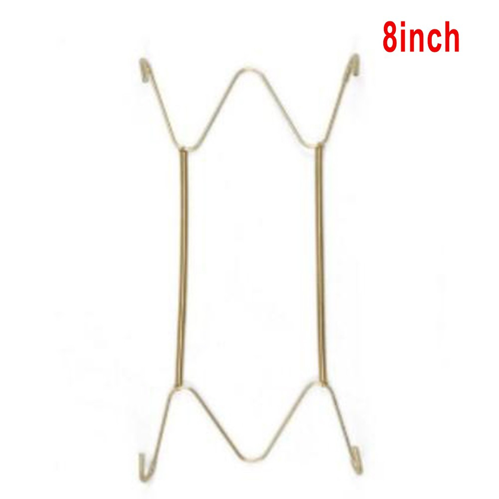 1pc Plate Hanger Wall Display Invisible Dish Hangers Adjustable Spring Holder