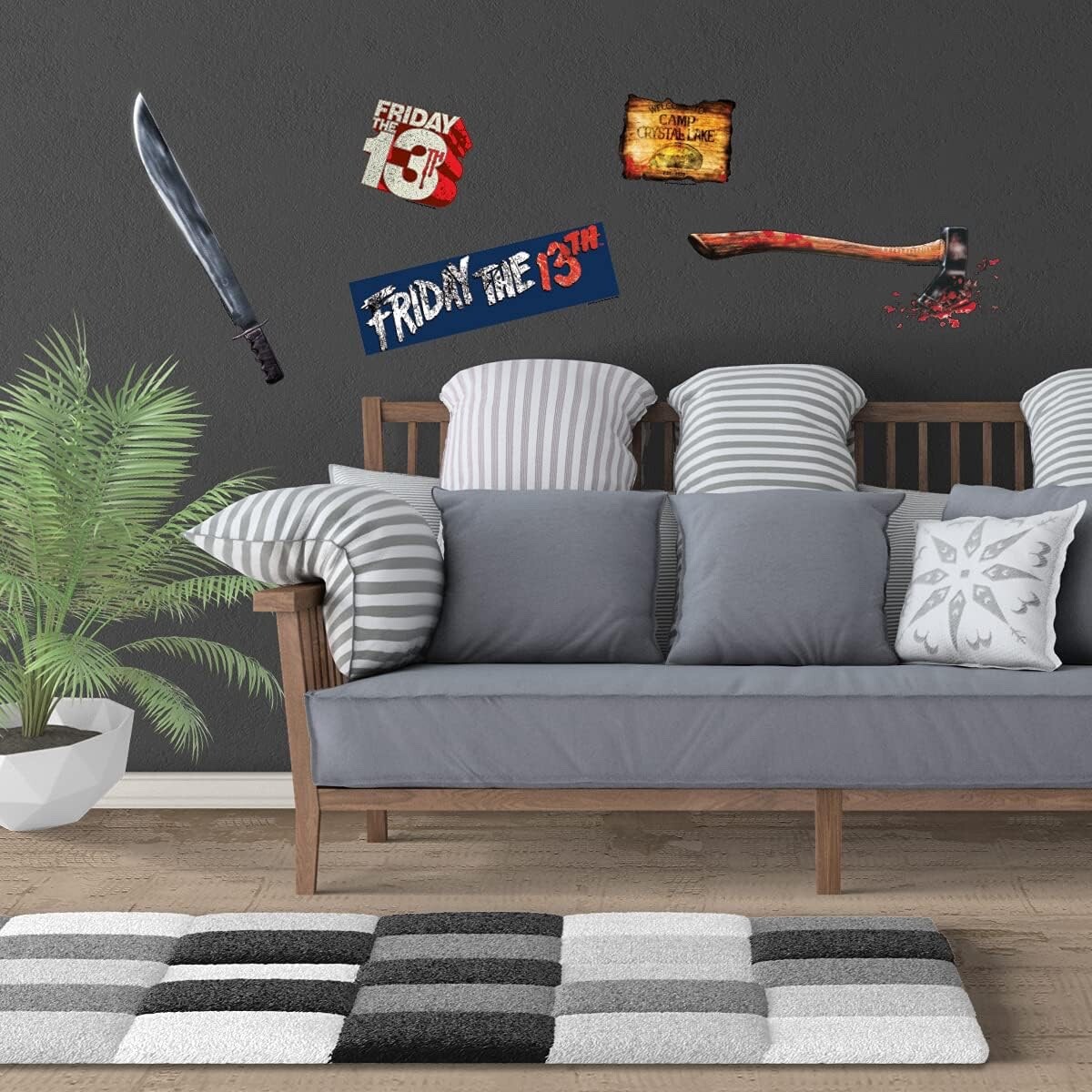 Trends International Friday The 13th Large Full Color Wall Decal 22 x 0.02 x 34