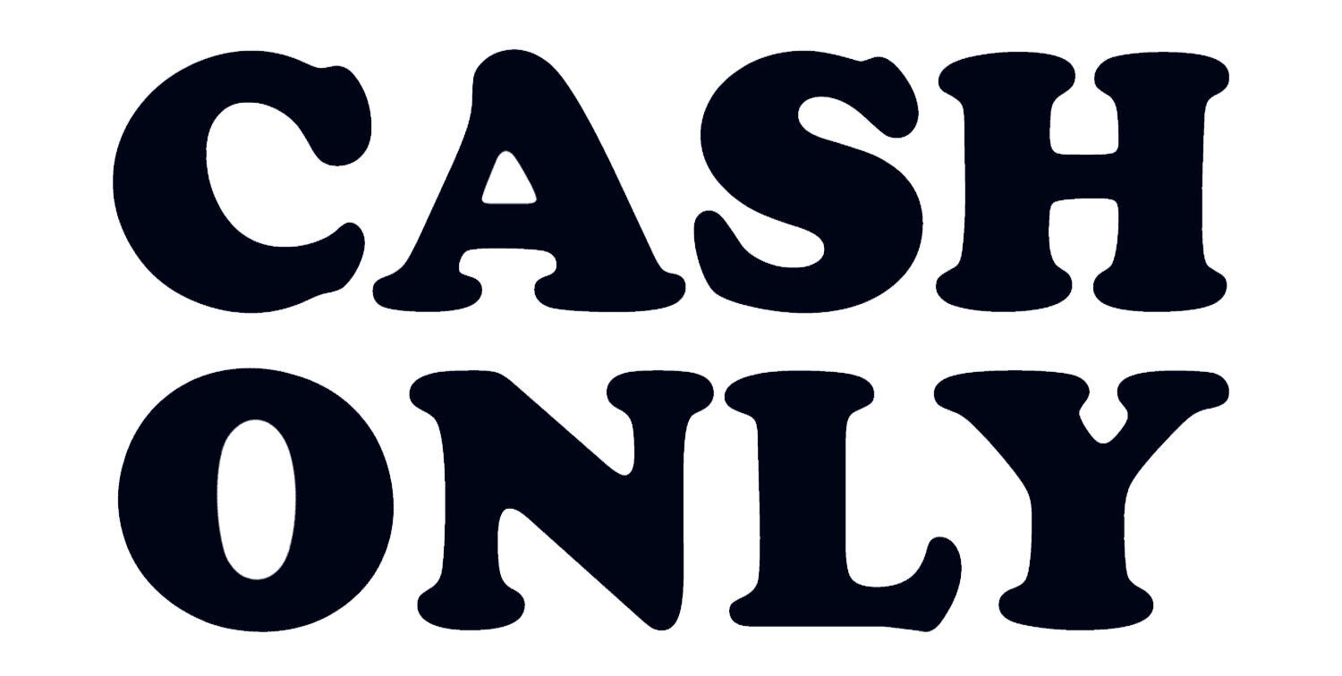 Cash Only Decal – Business Retailer Office Vendor Sign Sticker