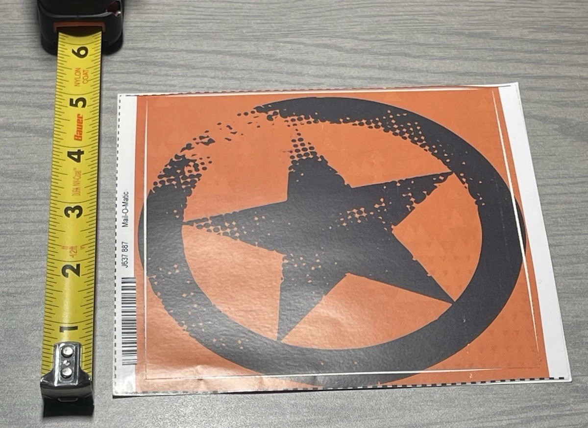 Distressed US Military Army Star Sticker – Tobacco Co. Promo -Open Box 👀Details