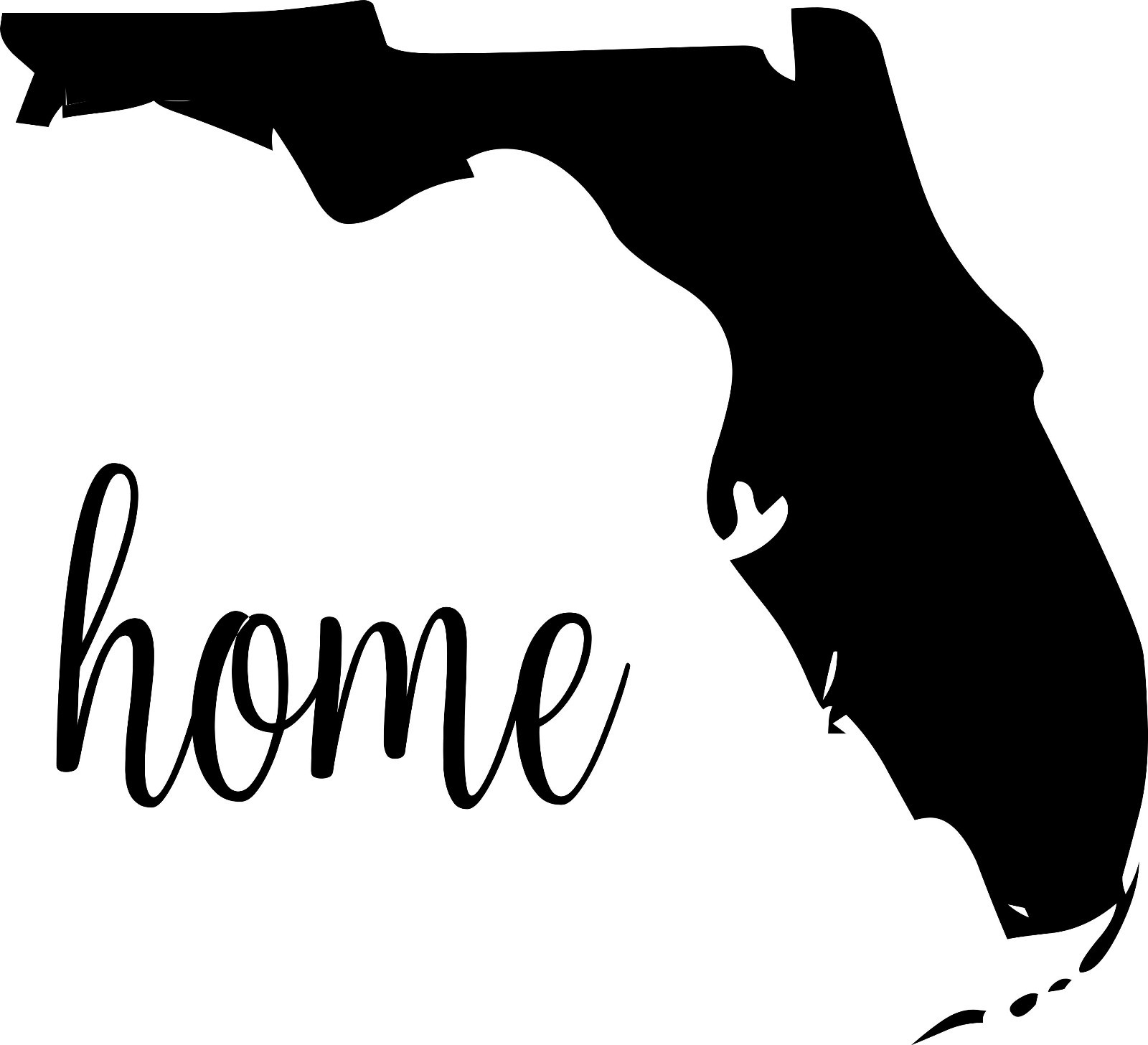 Florida State Vinyl Decal Sticker 6" x 5.5" Home FL Gators FREE SHIPPING