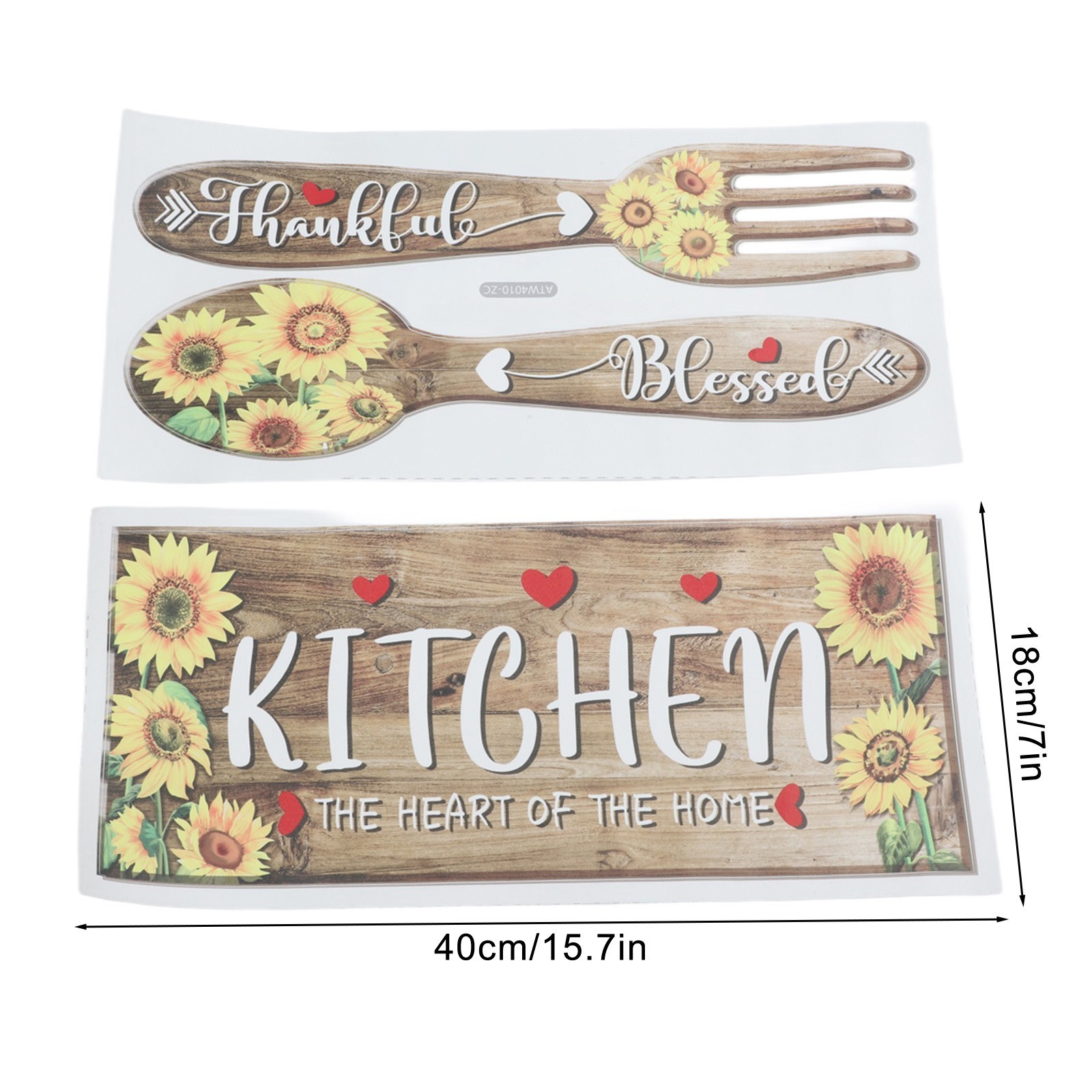 Sunflower Wall Decal for Kitchen and Bedroom and Remove Without Damage