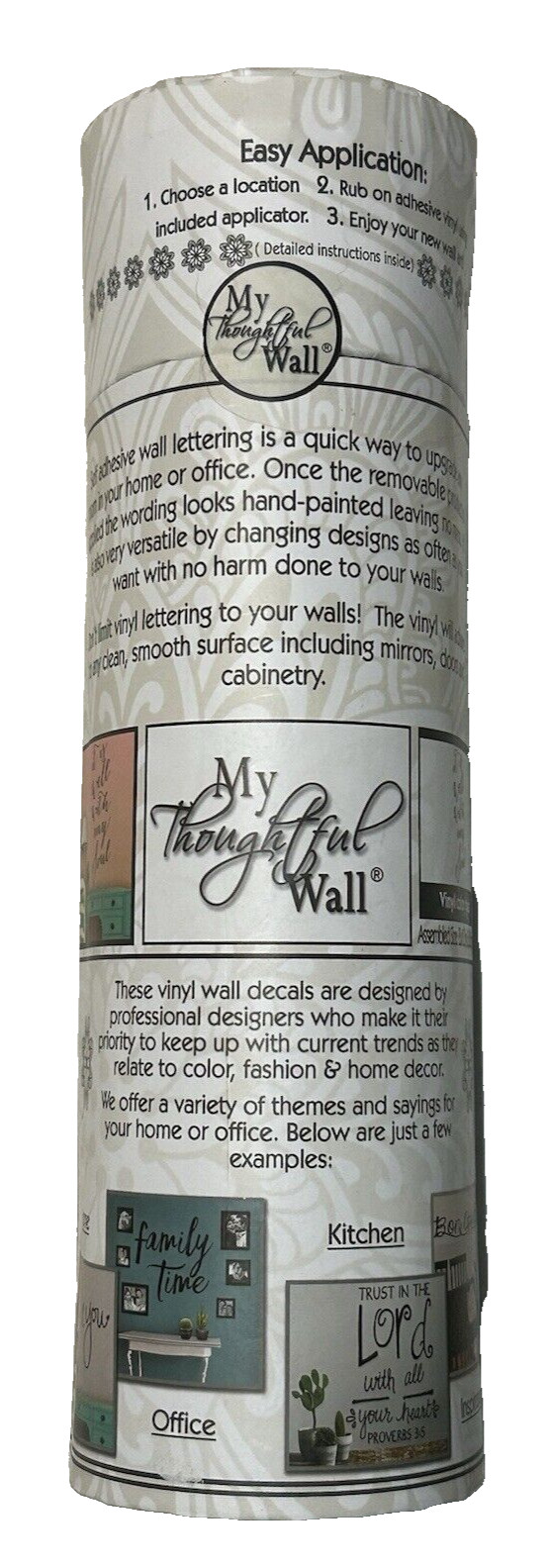 My Thoughtful Wall "It is Well With My Soul" Vinyl Lettering Wall Art 25"x12.5"