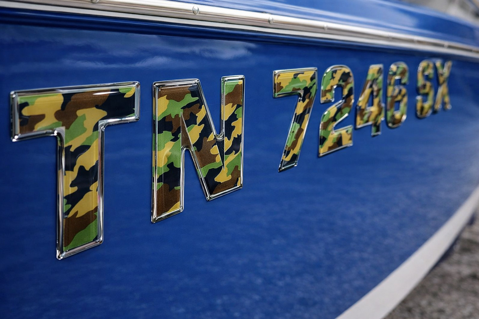 Boat Registration Numbers Raised Registration Decals for Fishing Boats Yacht