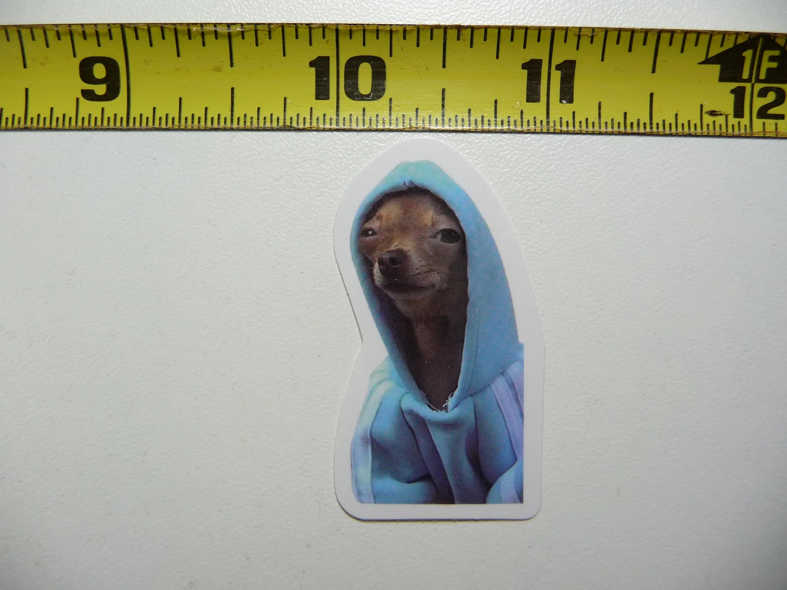 FUNNY DOG SMALL STICKER DECAL AX165 GAND CHIHUAHUA SIZE FUN HI PET