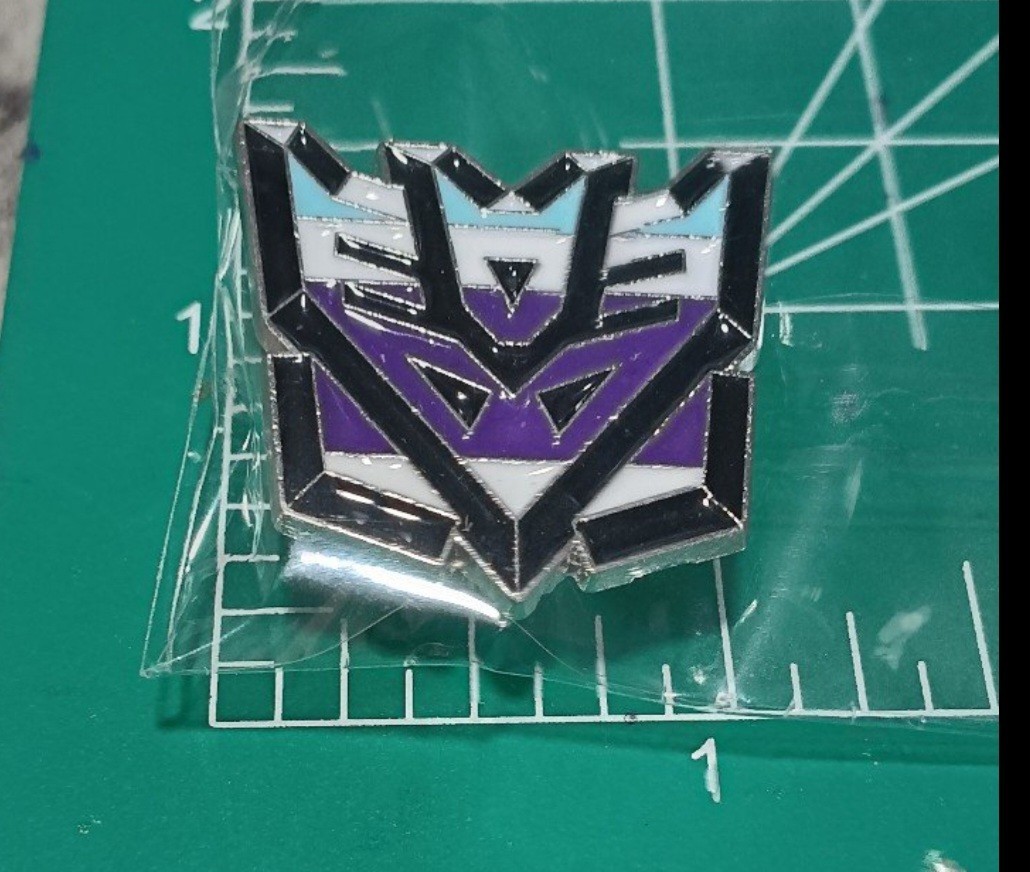 TRANSFORMERS X DECEPTICON X G1 LOGO EMBLEM