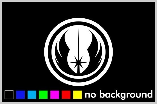Star Wars Jedi Order Logo Sticker Vinyl Decal Car Truck Window Wall Decor Colors