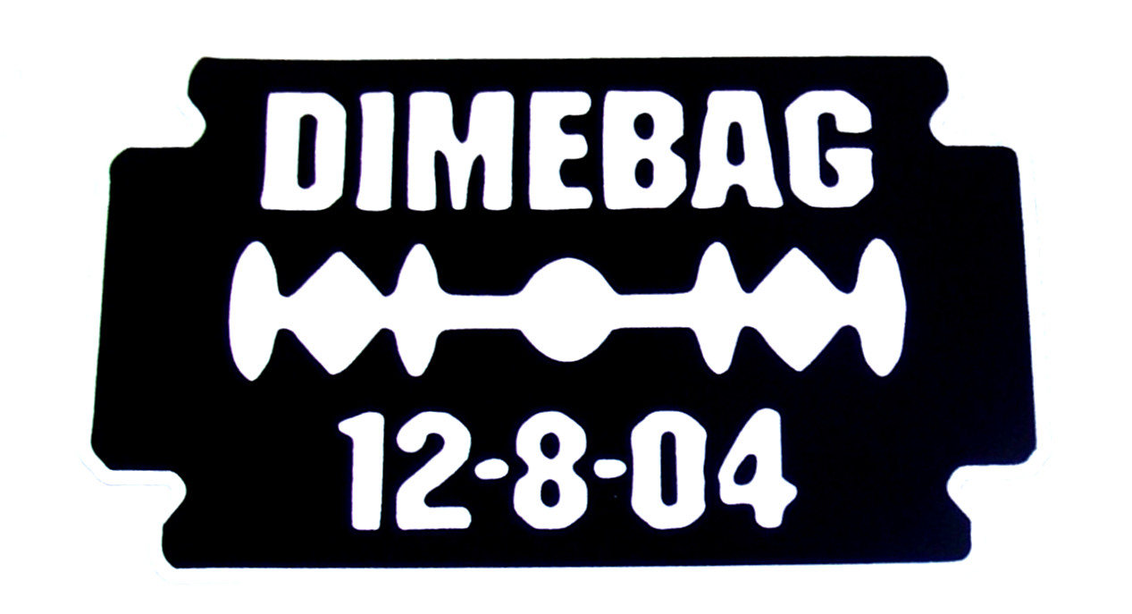 PANTERA Logo Die Cut LG Sticker Decal Official Heavy Metal Bands R.I.P. DIMEBAG