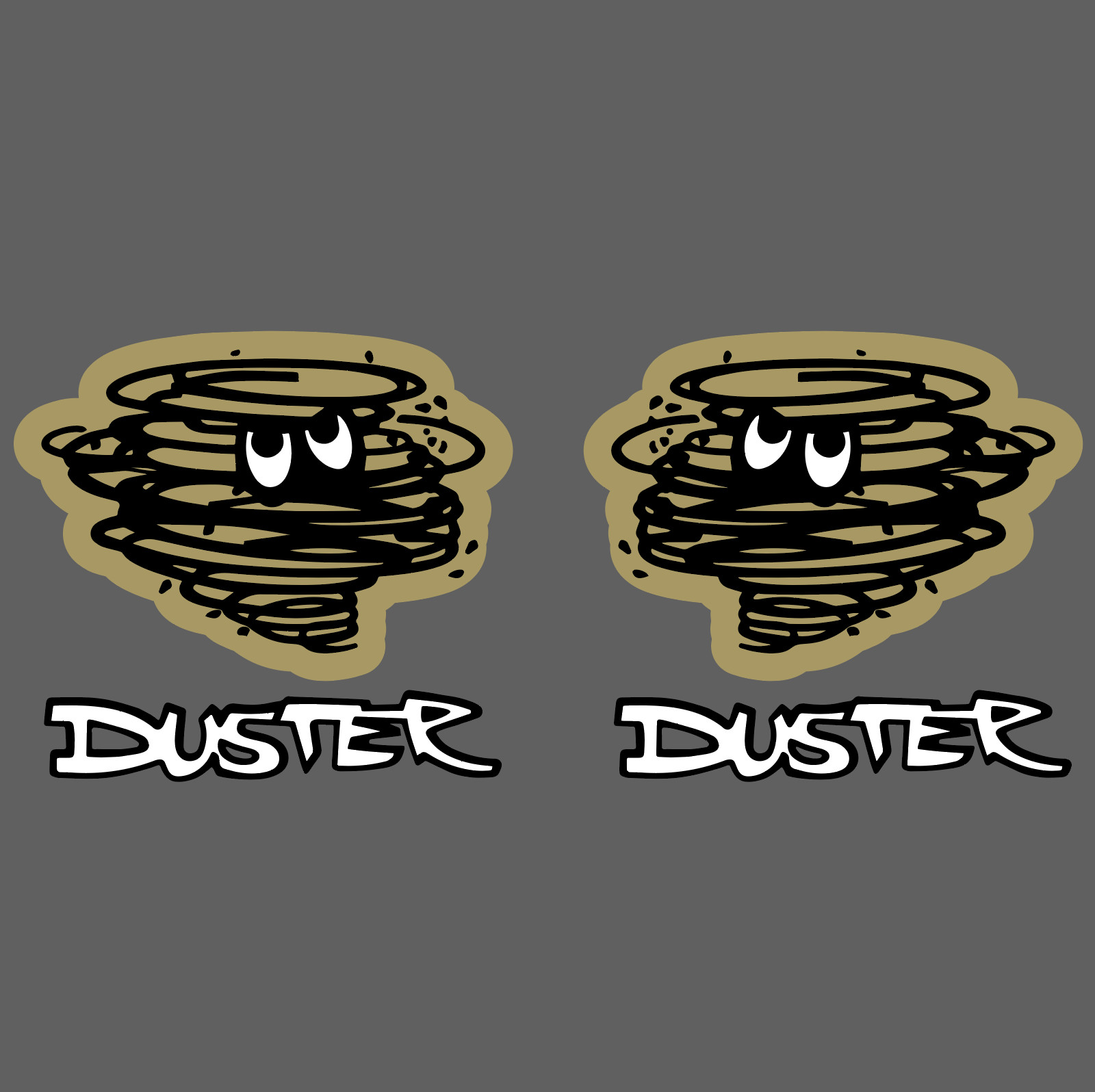 Duster 2 Piece Plymouth Vinyl Decal Automotive Body Hot Rod Cool Sticker 2 for 1
