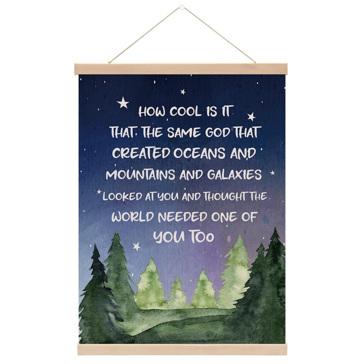Same God Creation Wall Decor, Mountain Wall Art for Nursery Toddler Boy Room …