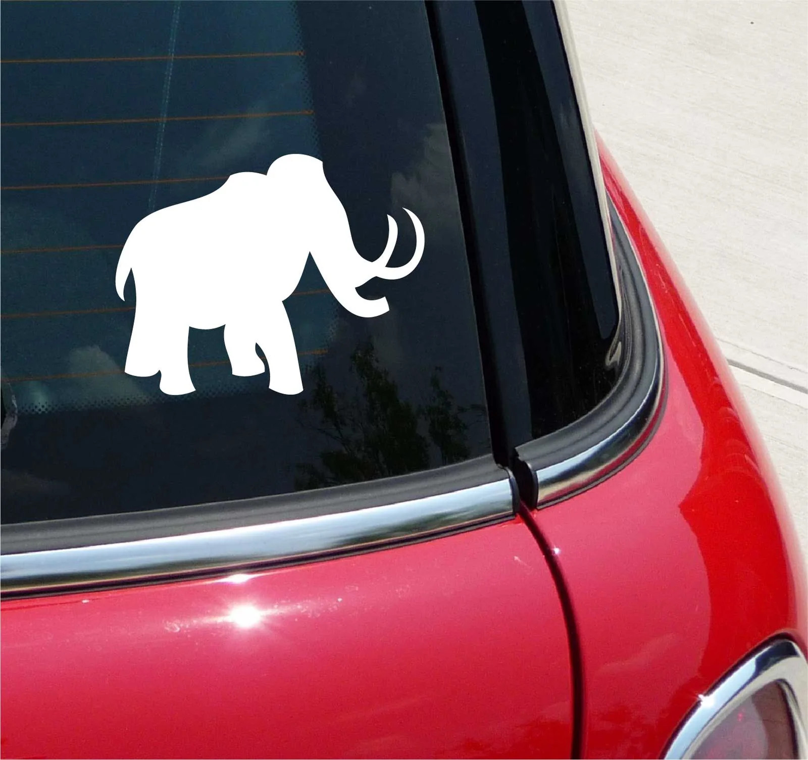 WOOLLY MAMMOTH ELEPHANT GRAPHIC DECAL STICKER ART CAR WALL DECOR