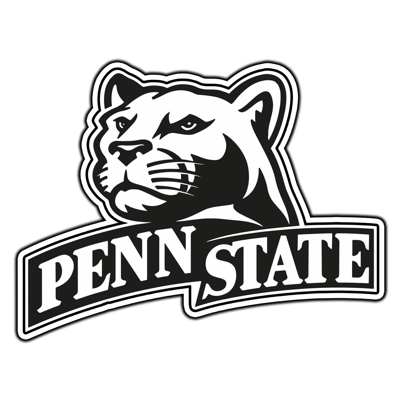 Penn State Nittany Lions Logo #8 College Sticker Waterproof Vinyl Decal Die-Cut