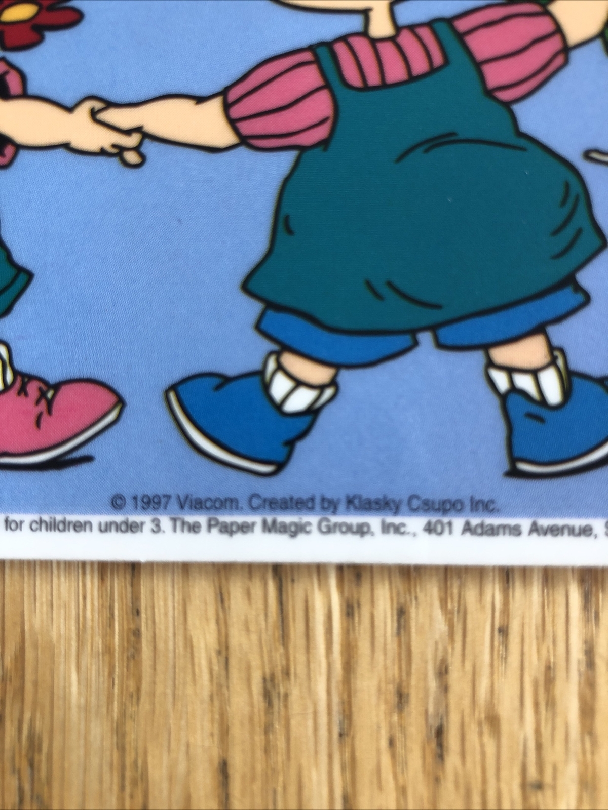 Rugrats Static Cling Window Decorations Nickelodeon Music, Kids, Dancing 1997