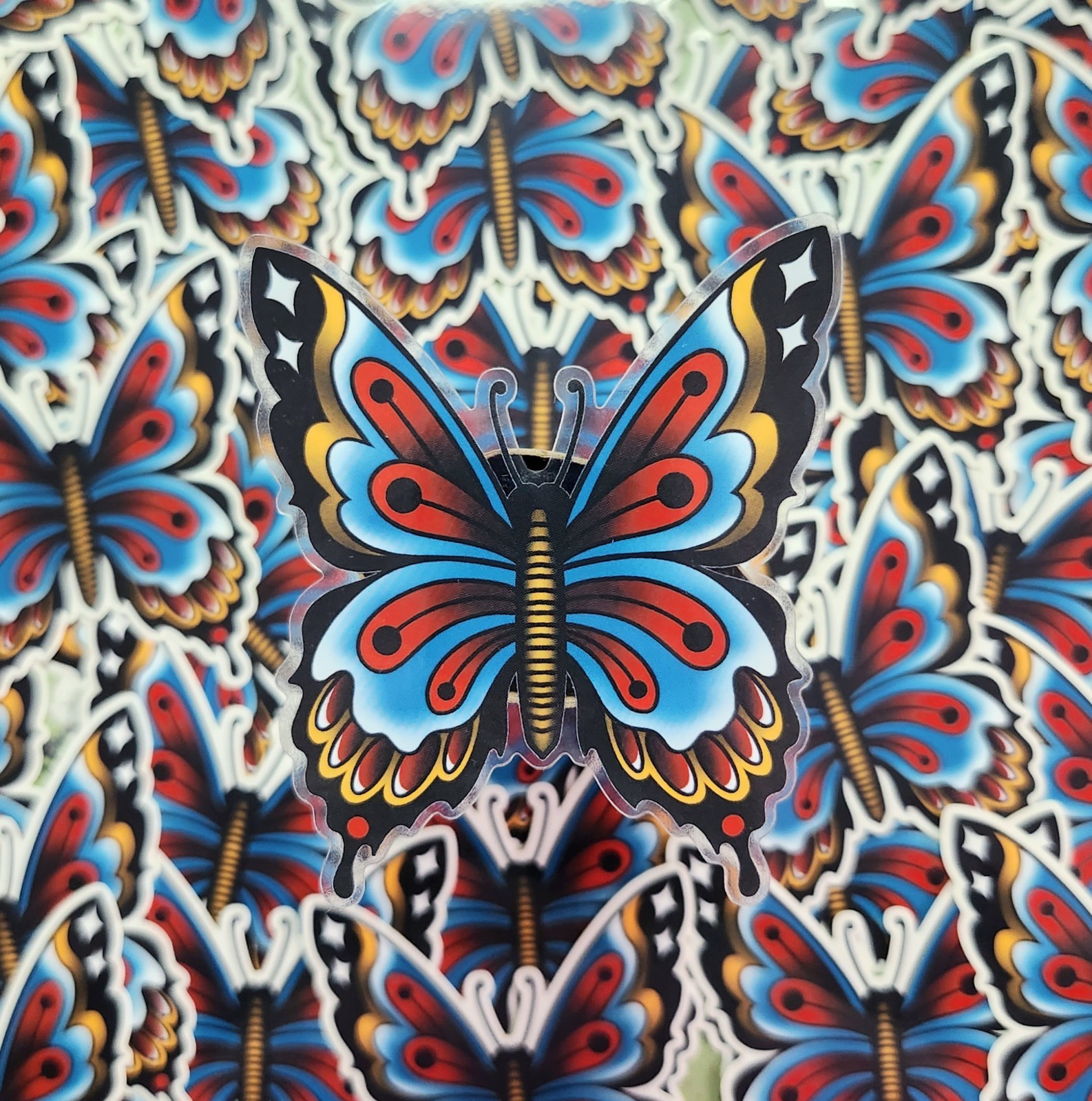 3.5 in. Butterfly Tattoo Sticker