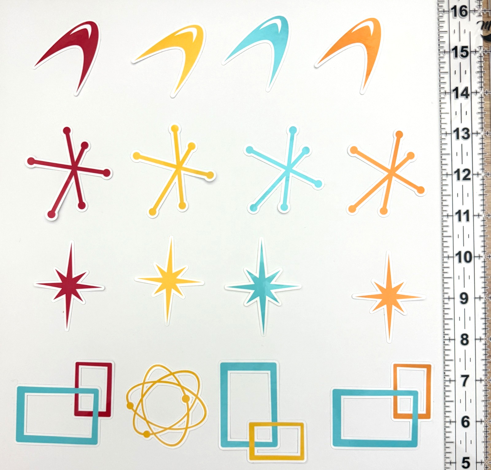 Atomic Icons Symbols Decals Stickers – Build Your Own Set Buy More Save More