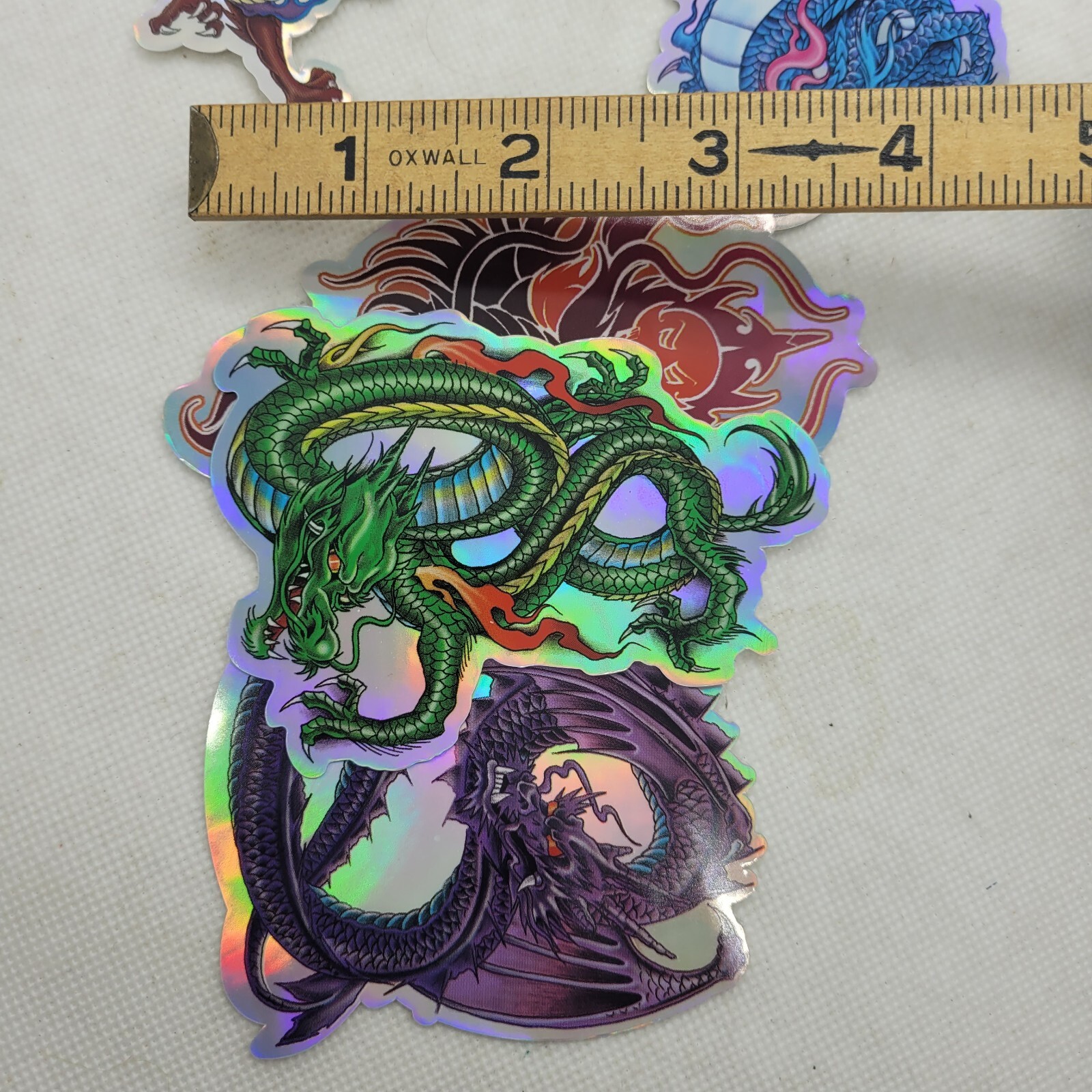 Vintage 2002 Mr Cartoon Graffiti Dragon Stickers Tattoo Art Y2k Vending Lot Rare