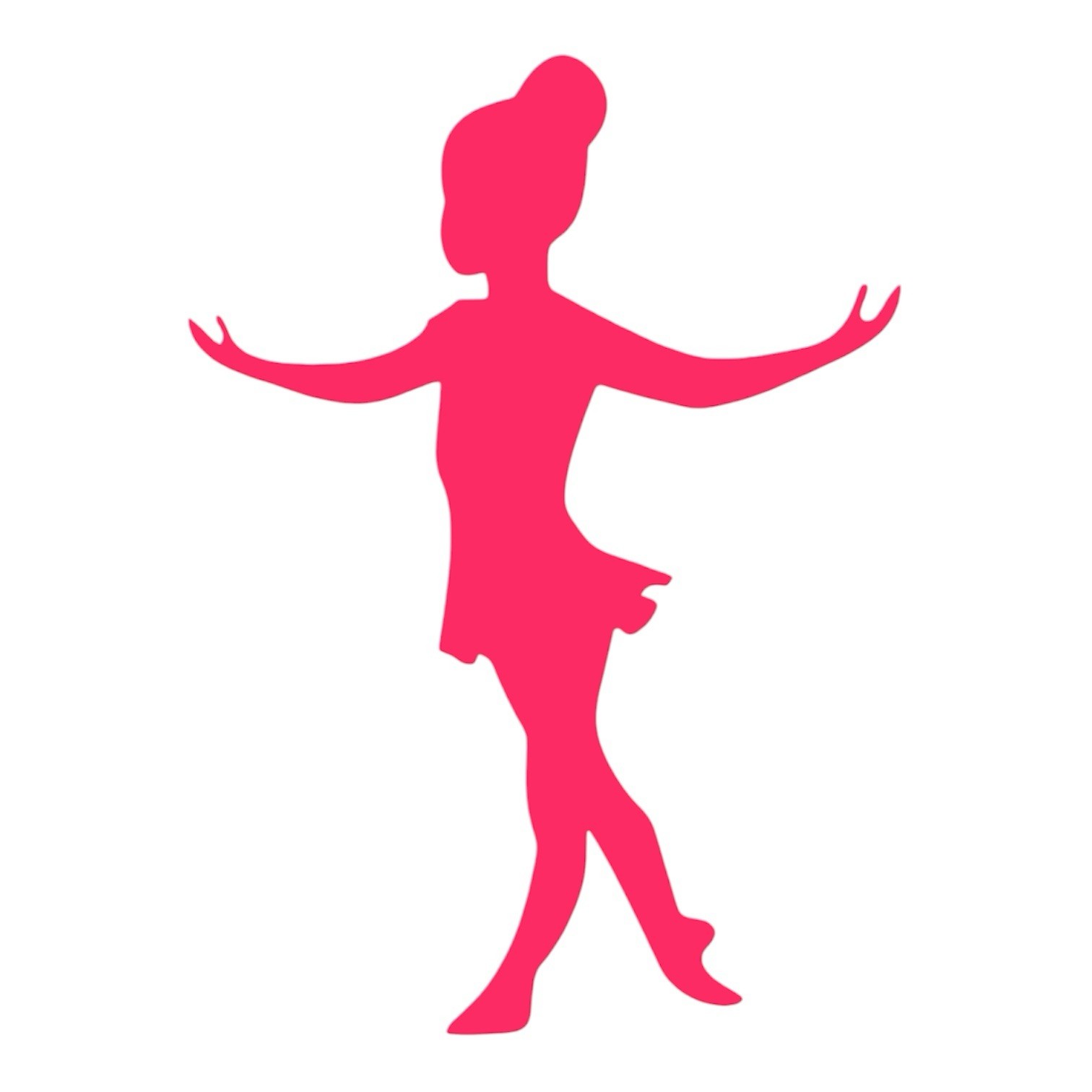 Ballerina dancing #2 Decal for car Windows Laptops most Smooth Surfaces