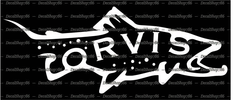 ORVIS Fishing/Hunting/Sporting Clothing-Gear – Vinyl Die-Cut Peel N' Stick Decal