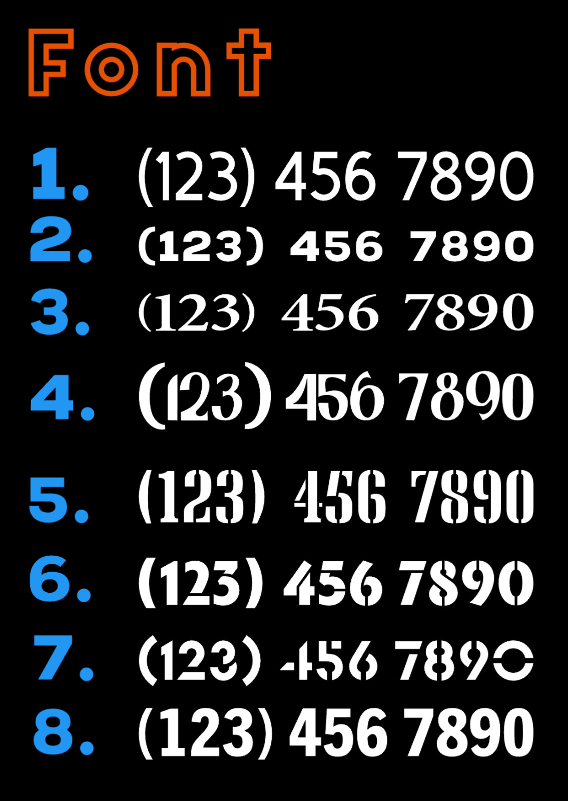 Custom Phone Number Vinyl Decal – Business Window or Car Sticker