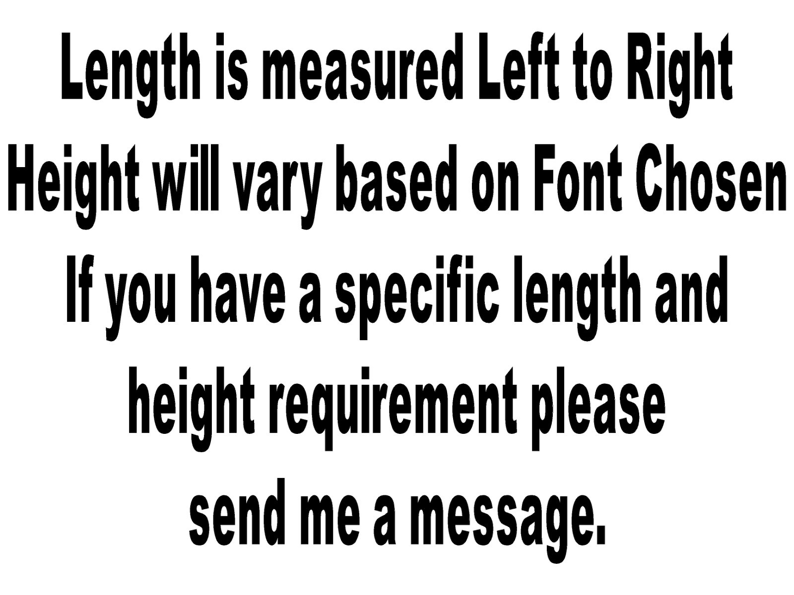 Custom Text Vinyl Lettering Die Cut Vinyl Decal Personalized 2" to 72" Long