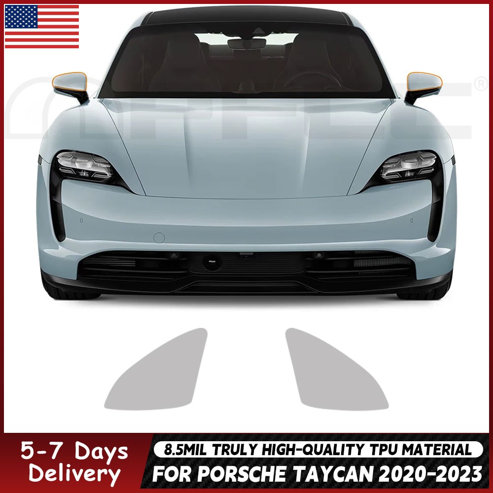For Porsche Taycan 2020-2023 Headlights Mirror Precut Paint Protection Film PPF