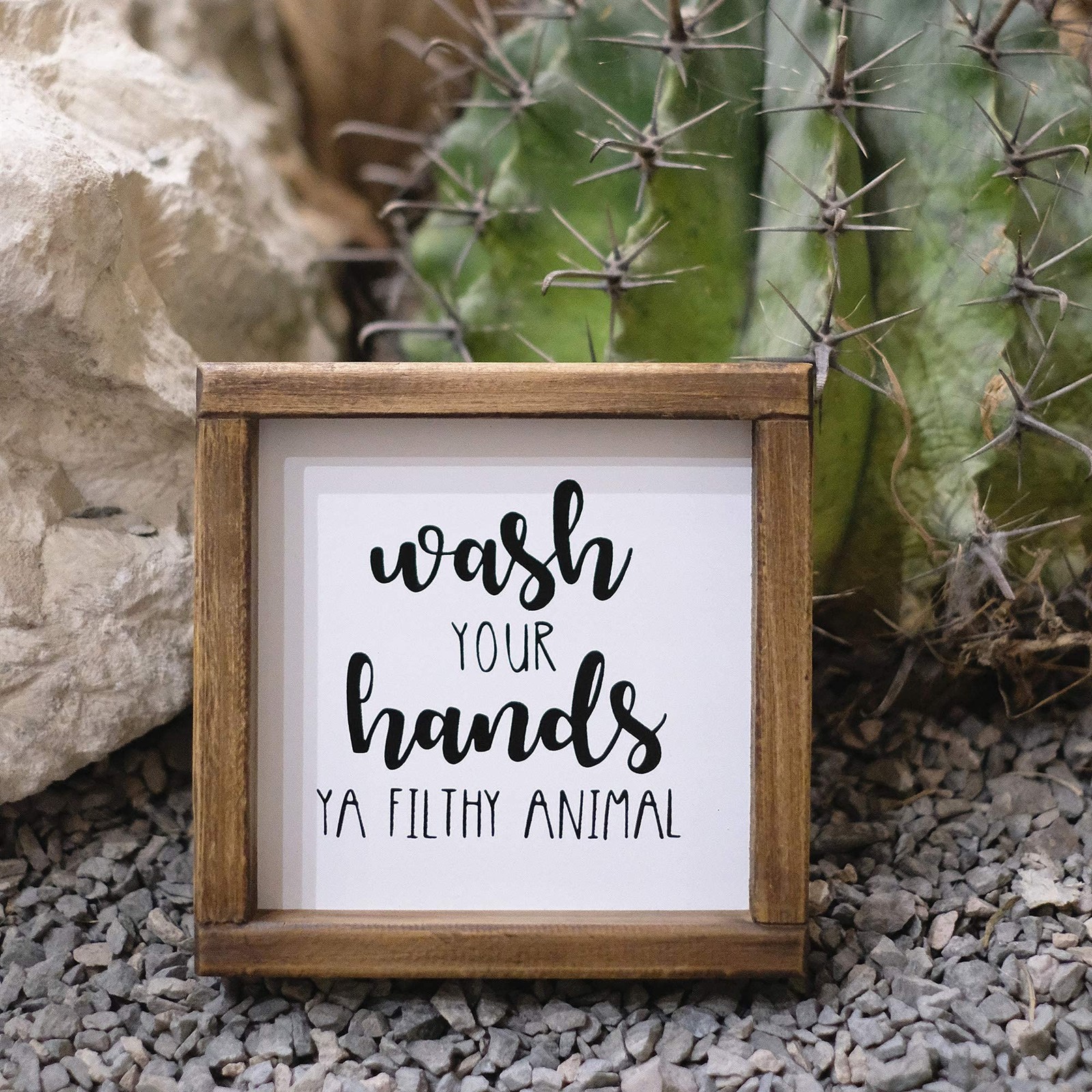 Lavender Inspired Wash Your Hands Ya Filthy Animal Sign-Funny Signs for Half …