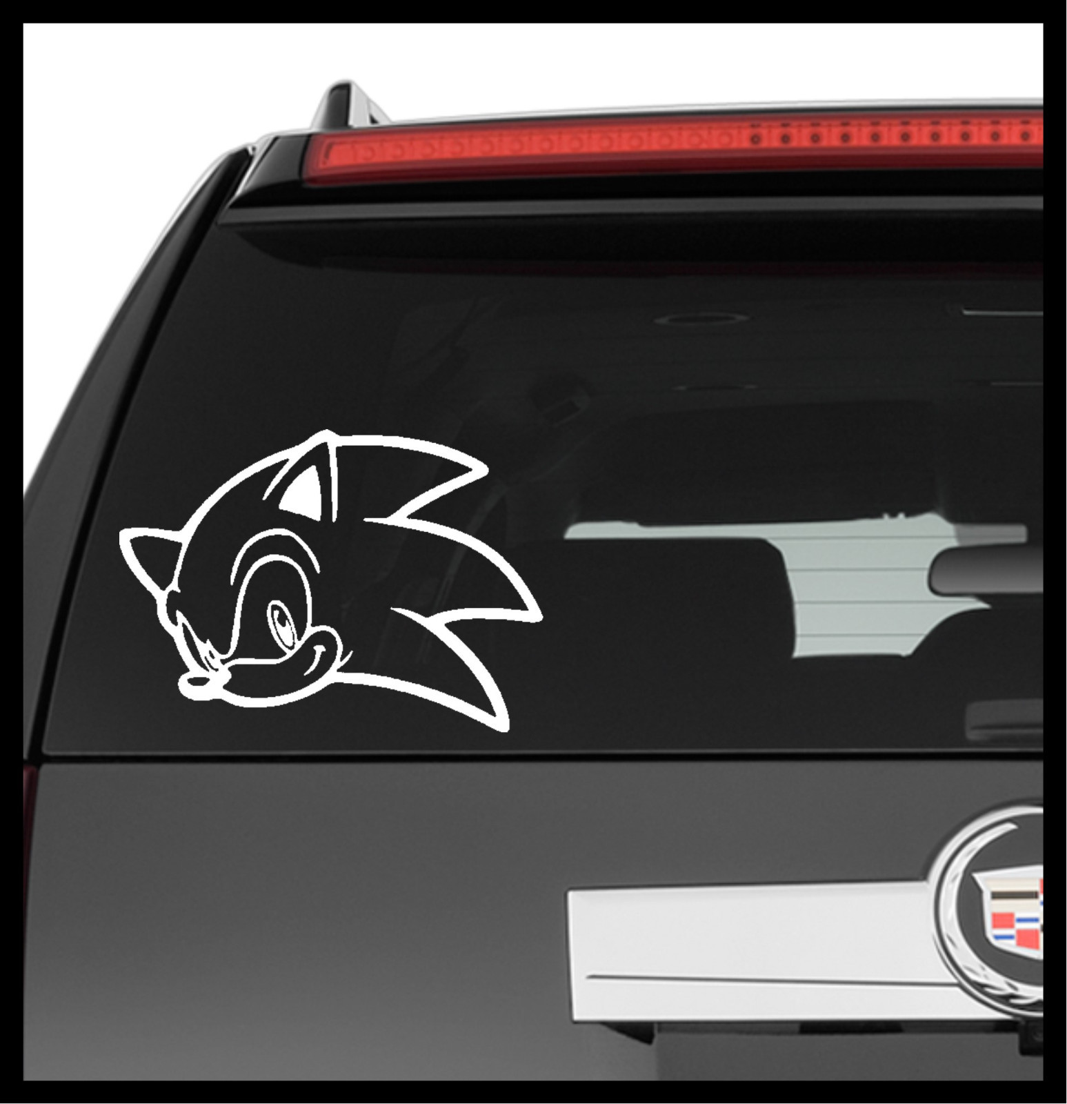 Vinyl Decal Truck Car Sticker Laptop – Video Games Sonic The Headgehog Face