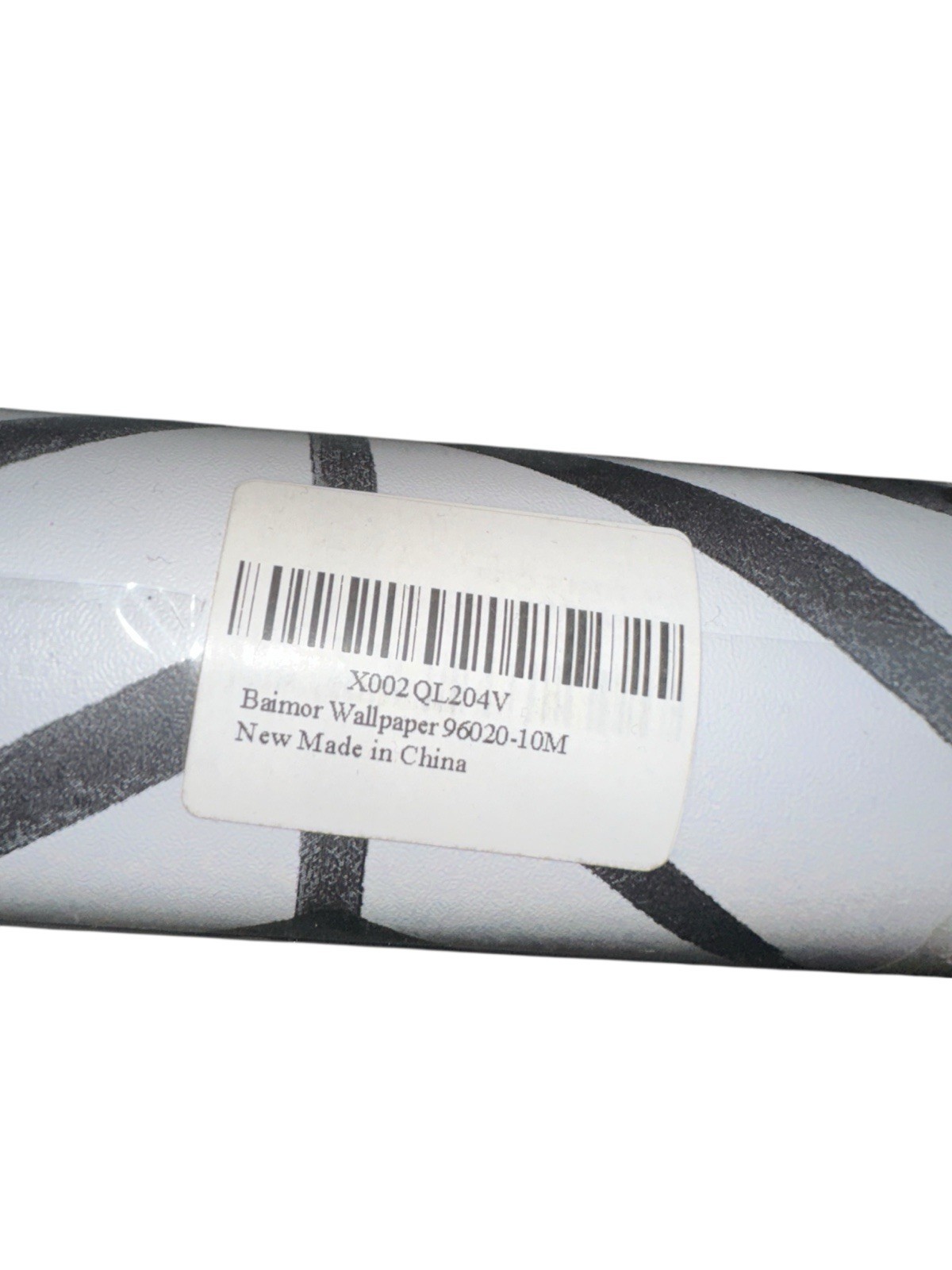 Peel Stick Accent Wallpaper Herringbone Black White Vinyl Removable Modern Chic