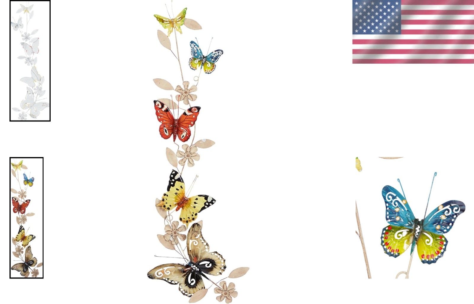 Unique Butterfly Indoor Outdoor Wall Sculpture
