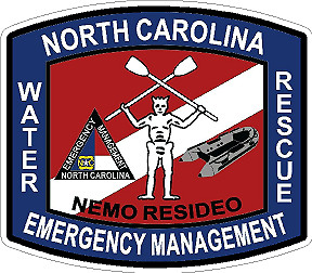 NC Emergency Water Rescue Vinyl Decal Sticker Paramedic Fire Fighter EMT EMS