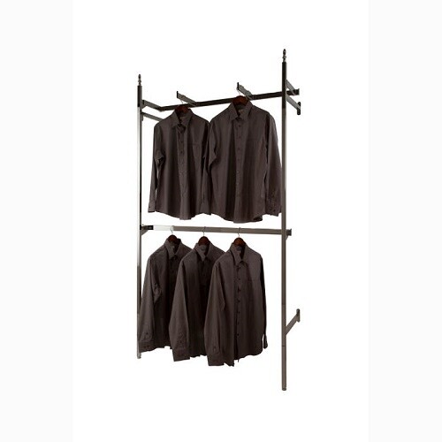 Econoco KF5 1" Square Tubing Outrigger with Universal Slotting (Pack of 8)