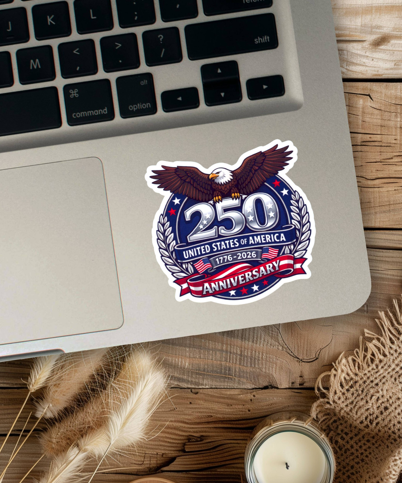 USA 250th Anniversary 1776-2026 America 250 Semiquincenten Sticker
