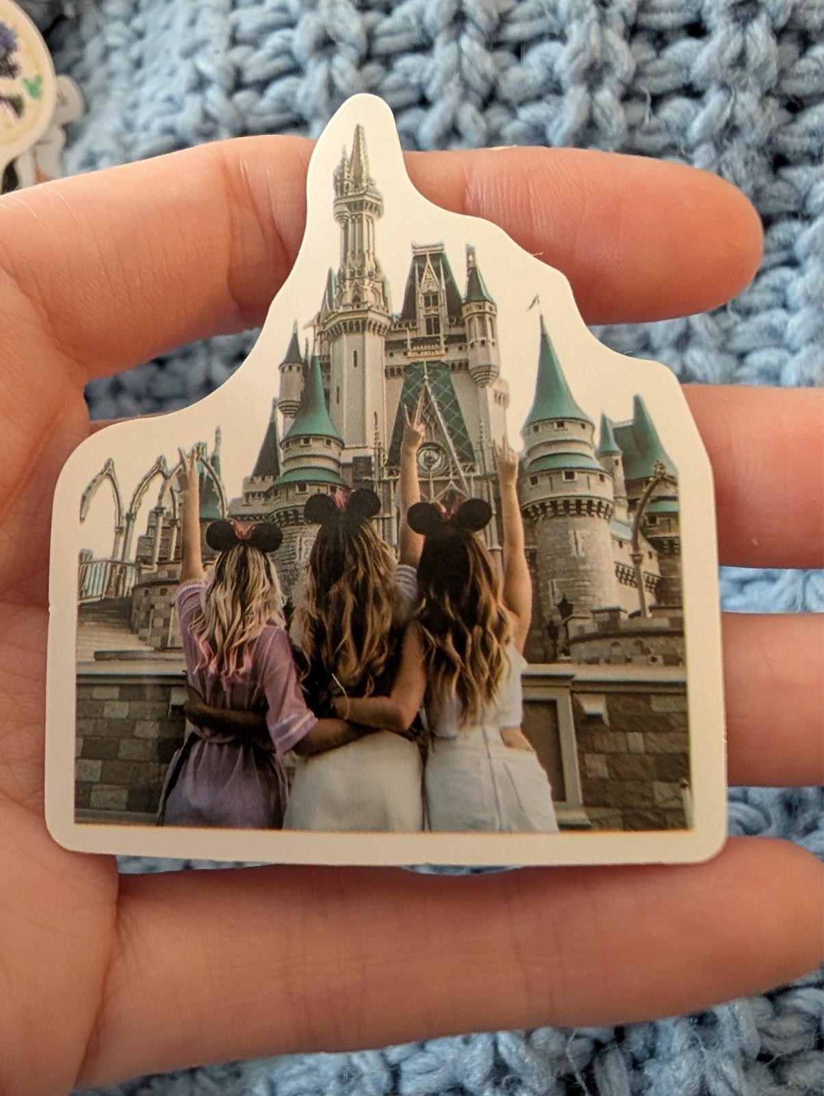 Disney parks, Disneyland, Disneyworld, Castle, Cinderella, Vinyl Sticker