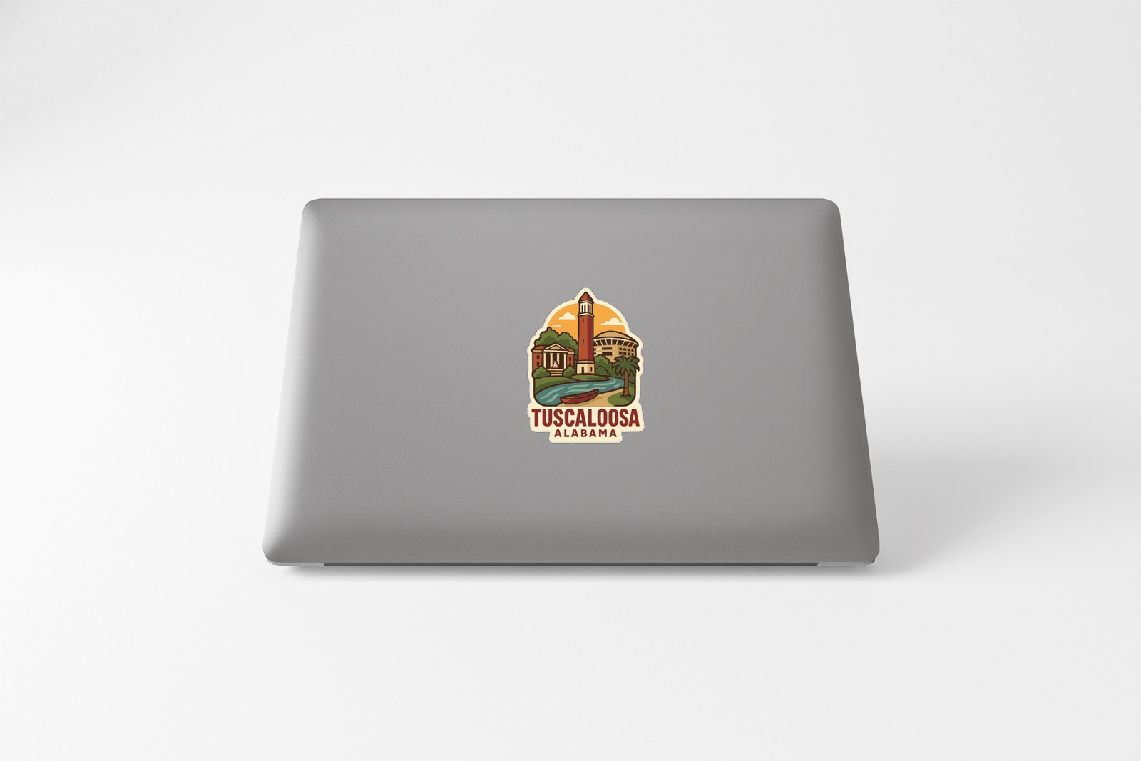 Tuscaloosa Alabama Sticker Decal Vinyl Die-Cut City Skyline Landmark Design