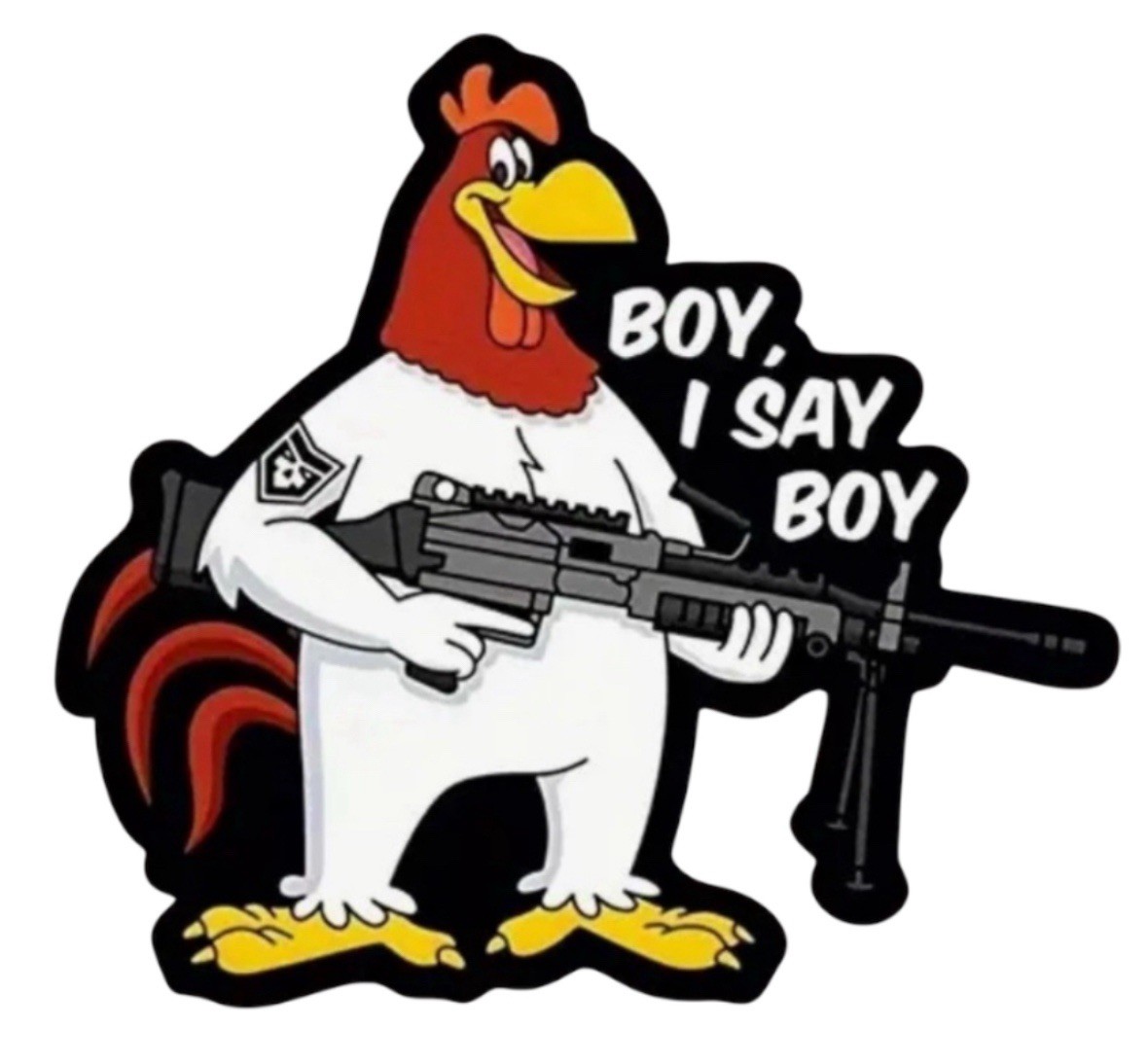 NRA 2A FOGHORN LEGHORN “Boy I Say Boy” 3” Inch Vinyl Sticker Decal 1PC