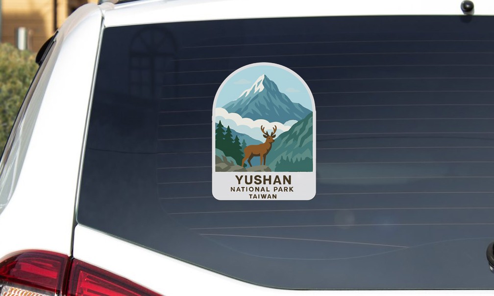 Yushan Taiwan National Park Sticker Decal Vinyl Die-Cut World National Parks