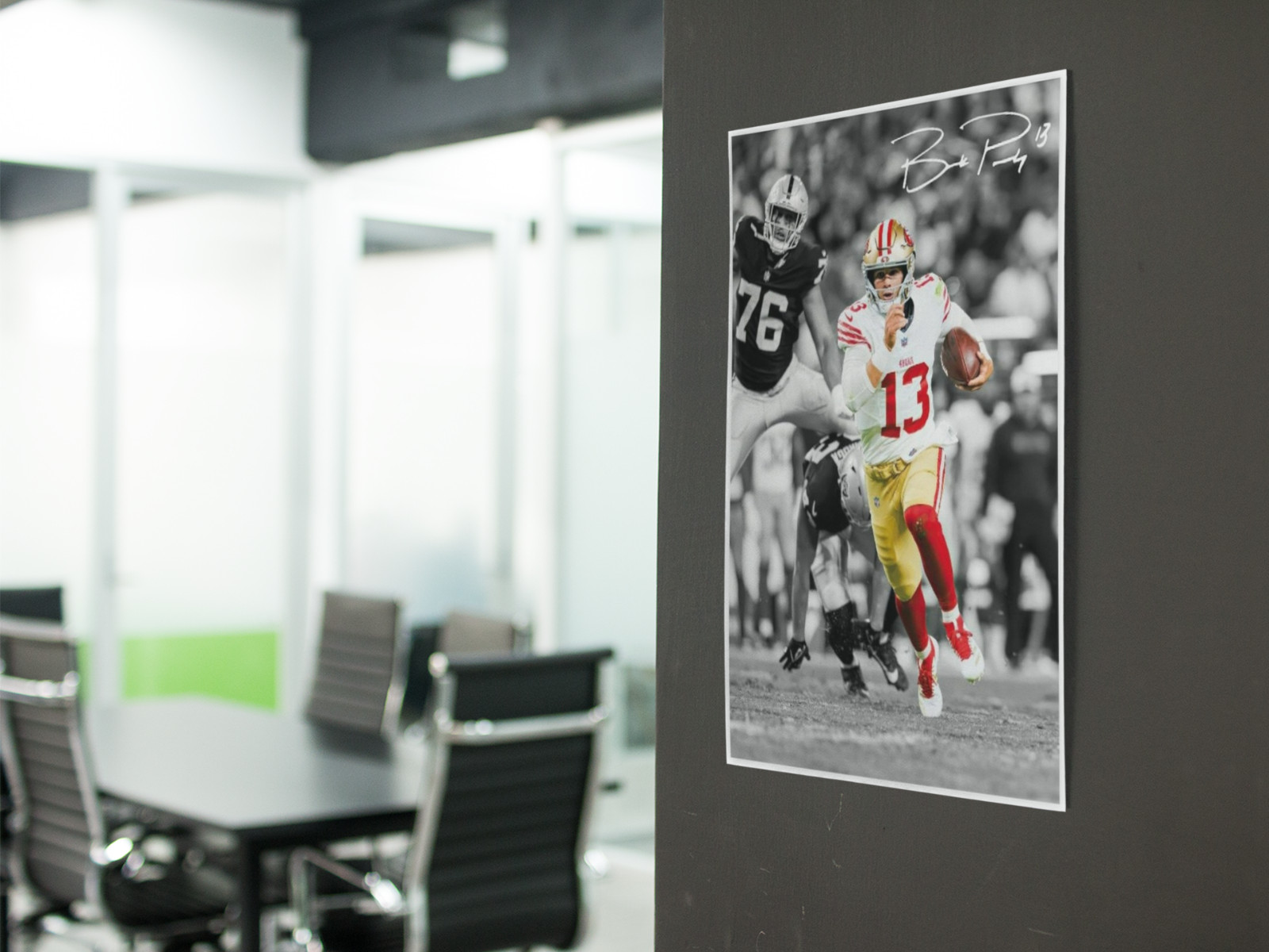 BROCK PURDY Football Wall Vinyl Decal Poster Print Removable Adhesive